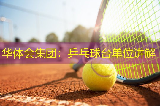 乒乓球台单位讲解
