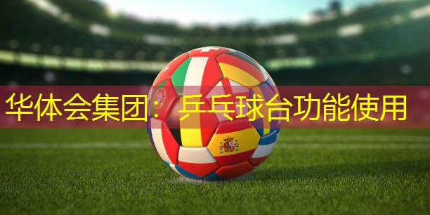 乒乓球台功能使用