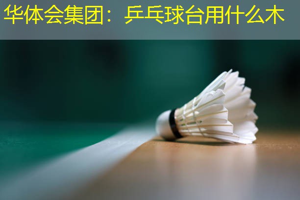 乒乓球台用什么木