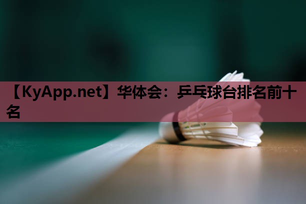 乒乓球台排名前十名