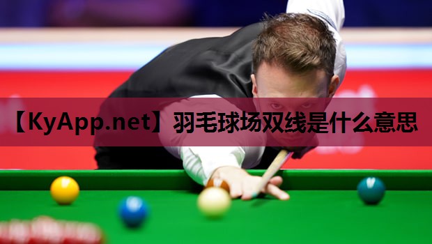 羽毛球场双线是什么意思