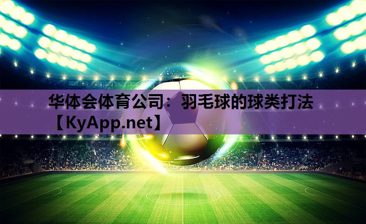 羽毛球的球类打法